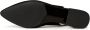 Cesare Gaspari Zwarte Suède Slingback Ballerina Black Dames - Thumbnail 4