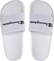 Champion Witte Slippers met Logo Letters White Heren - Thumbnail 6
