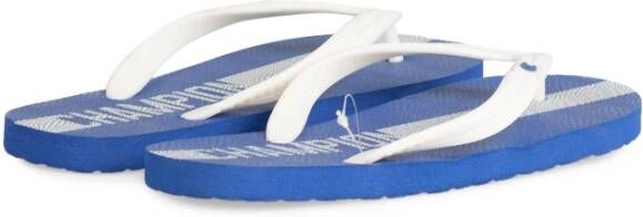 Champion Instap Sandalen met Ronde Neus en Merkzool Wit Dames