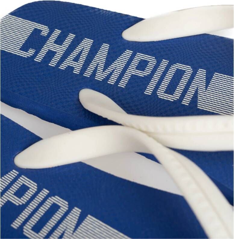 Champion Instap Sandalen met Ronde Neus en Merkzool Wit Dames