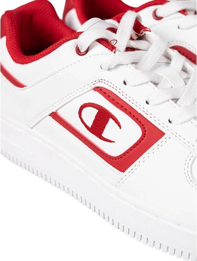 Champion Leren Vetersneakers Wit Heren