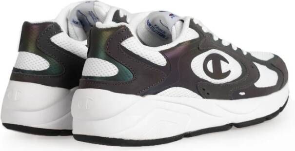 Champion Ronde Neus Vetersneakers Wit Dames