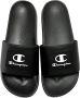 Champion Witte Arubo Rubberen Patch Slides Black Heren - Thumbnail 7