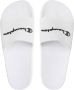Champion Witte Slippers met Logo Letters White Heren - Thumbnail 13