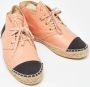 Chanel Vintage Pre-owned Canvas espadrilles Orange Dames - Thumbnail 4