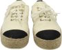 Chanel Vintage Pre-owned Canvas espadrilles White Dames - Thumbnail 4