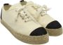 Chanel Vintage Pre-owned Canvas espadrilles White Dames - Thumbnail 5