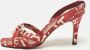 Chanel Vintage Pre-owned Canvas sandals Red Dames - Thumbnail 2