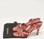 Chanel Vintage Pre-owned Canvas sandals Red Dames - Thumbnail 9