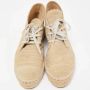 Chanel Vintage Pre-owned Canvas sneakers Beige Dames - Thumbnail 3