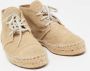 Chanel Vintage Pre-owned Canvas sneakers Beige Dames - Thumbnail 4