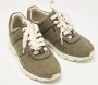 Chanel Vintage Pre-owned Canvas sneakers Green Dames - Thumbnail 4