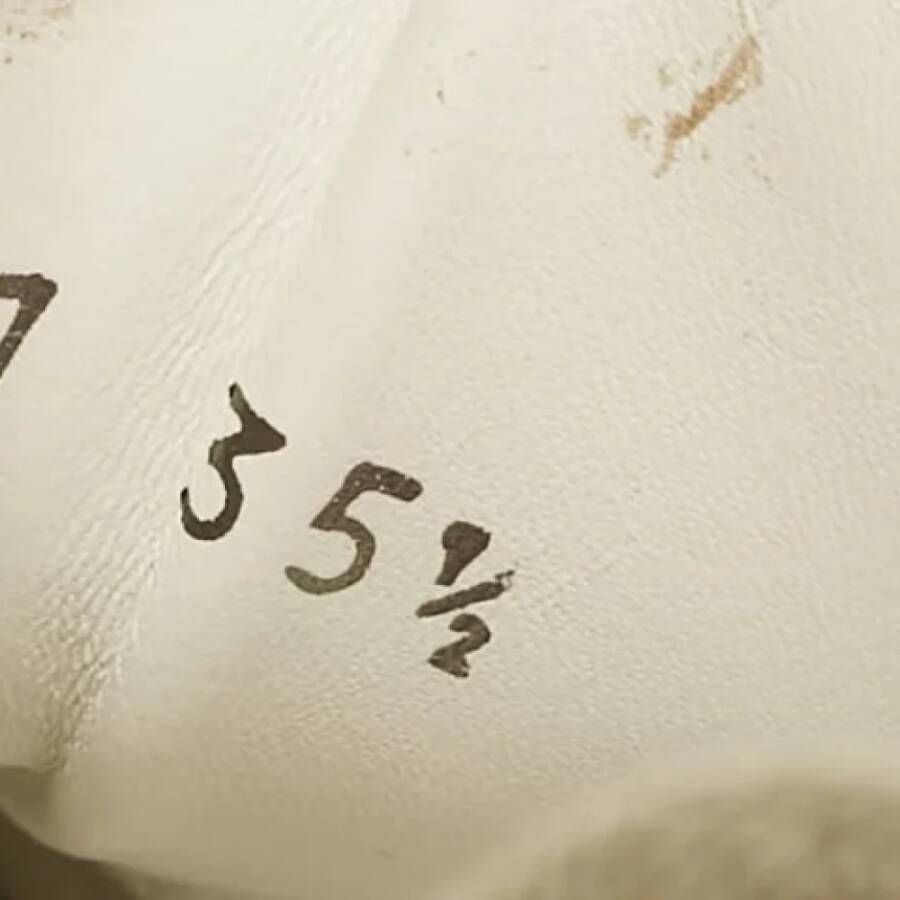 Chanel Vintage Pre-owned Canvas sneakers Green Dames