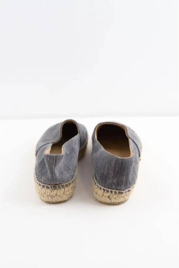 Chanel Vintage Pre-owned Denim espadrilles Gray Dames