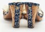 Chanel Vintage Pre-owned Denim sandals Blue Dames - Thumbnail 4