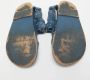 Chanel Vintage Pre-owned Denim sandals Blue Dames - Thumbnail 6