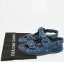 Chanel Vintage Pre-owned Denim sandals Blue Dames - Thumbnail 9