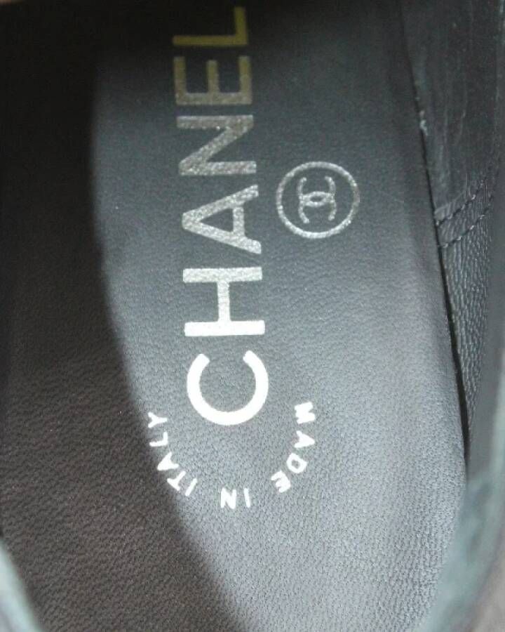 Chanel Vintage Pre-owned Fabric boots Black Dames