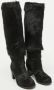 Chanel Vintage Pre-owned Fabric boots Black Dames - Thumbnail 2