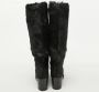 Chanel Vintage Pre-owned Fabric boots Black Dames - Thumbnail 3