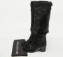 Chanel Vintage Pre-owned Fabric boots Black Dames - Thumbnail 7