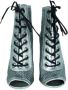Chanel Vintage Pre-owned Fabric boots Blue Dames - Thumbnail 3