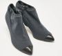 Chanel Vintage Pre-owned Fabric boots Gray Dames - Thumbnail 4