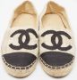 Chanel Vintage Pre-owned Fabric flats Beige Dames - Thumbnail 3