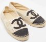 Chanel Vintage Pre-owned Fabric flats Beige Dames - Thumbnail 4