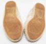 Chanel Vintage Pre-owned Fabric flats Beige Dames - Thumbnail 6