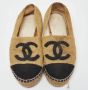 Chanel Vintage Pre-owned Fabric flats Yellow Dames - Thumbnail 3