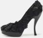 Chanel Vintage Pre-owned Fabric heels Black Dames - Thumbnail 2