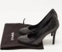 Chanel Vintage Pre-owned Fabric heels Black Dames - Thumbnail 10
