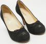 Chanel Vintage Pre-owned Fabric heels Black Dames - Thumbnail 4