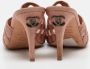 Chanel Vintage Pre-owned Fabric mules Pink Dames - Thumbnail 3