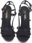 Chanel Vintage Pre-owned Fabric sandals Black Dames - Thumbnail 2