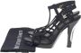 Chanel Vintage Pre-owned Fabric sandals Black Dames - Thumbnail 7