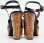 Chanel Vintage Pre-owned Fabric sandals Black Dames - Thumbnail 5