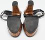 Chanel Vintage Pre-owned Fabric sandals Black Dames - Thumbnail 6