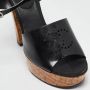 Chanel Vintage Pre-owned Fabric sandals Black Dames - Thumbnail 8