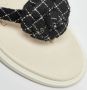 Chanel Vintage Pre-owned Fabric sandals Black Dames - Thumbnail 6