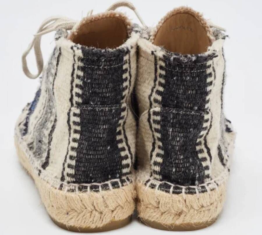 Chanel Vintage Pre-owned Fabric sneakers Black Dames