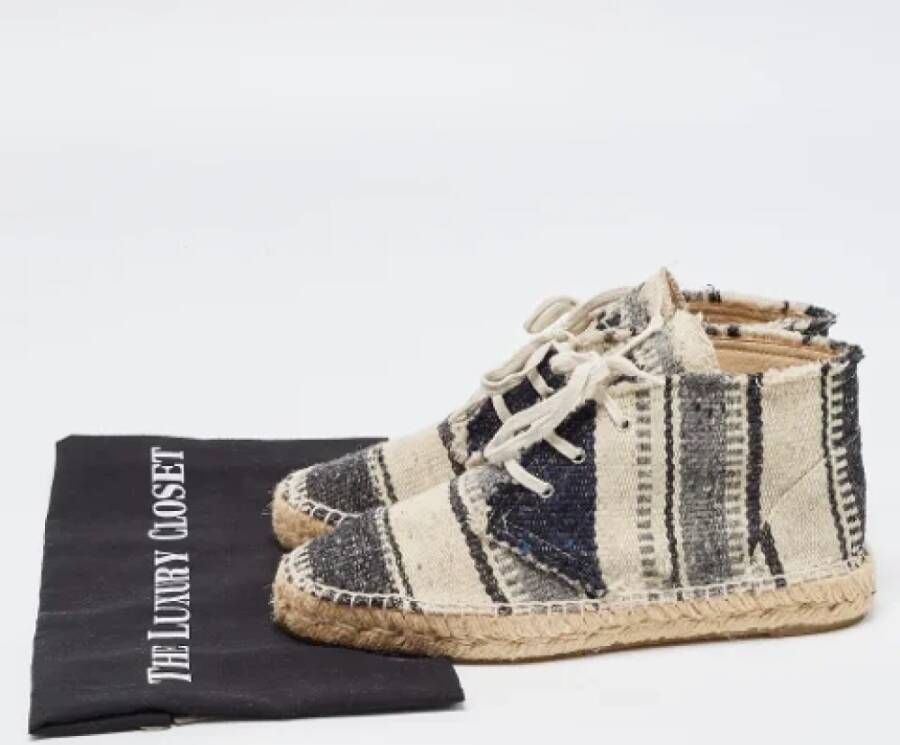 Chanel Vintage Pre-owned Fabric sneakers Black Dames