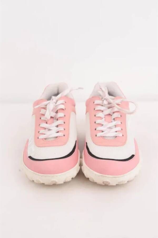 Chanel Vintage Pre-owned Fabric sneakers Pink Dames
