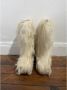 Chanel Vintage Pre-owned Faux Fur boots White Dames - Thumbnail 2