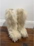 Chanel Vintage Pre-owned Faux Fur boots White Dames - Thumbnail 3