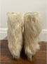 Chanel Vintage Pre-owned Faux Fur boots White Dames - Thumbnail 5