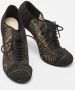 Chanel Vintage Pre-owned Lace boots Brown Dames - Thumbnail 4