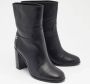 Chanel Vintage Pre-owned Leather boots Black Dames - Thumbnail 4