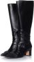 Chanel Vintage Pre-owned Leather boots Black Dames - Thumbnail 2